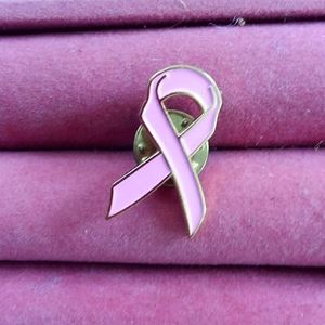 Breast Cancer Awareness Tie Tac PIN Vintage 2000's EUC Pink